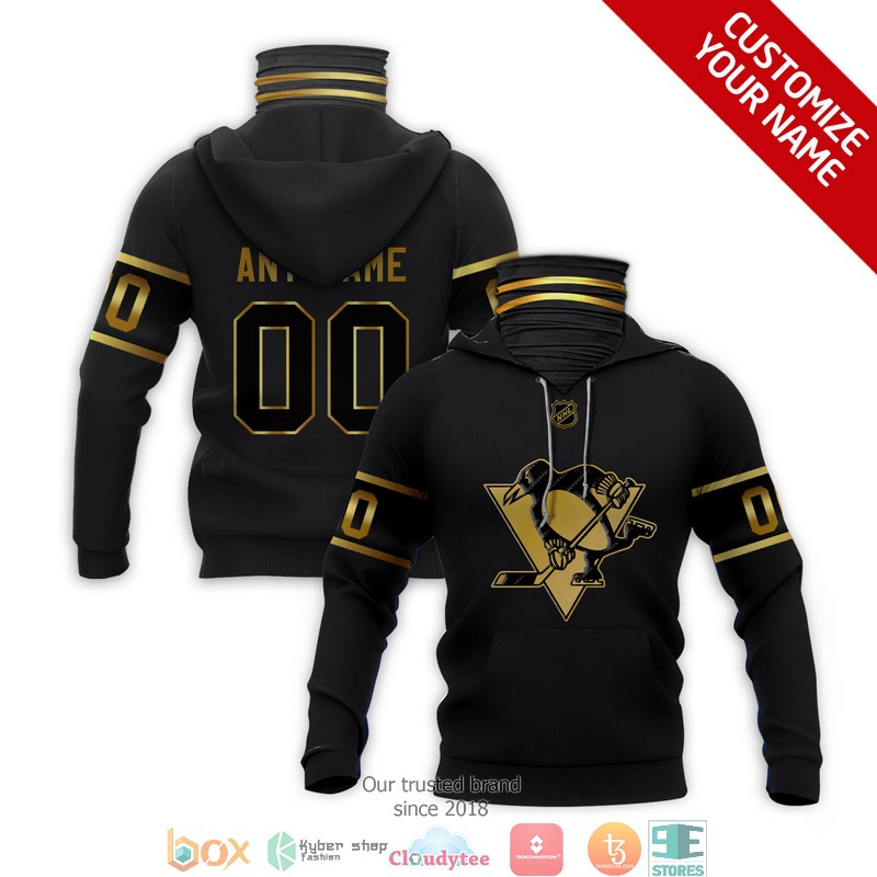 Personalized_NHL_Pittsburgh_Penguins_Black_Gold_3d_hoodie_mask