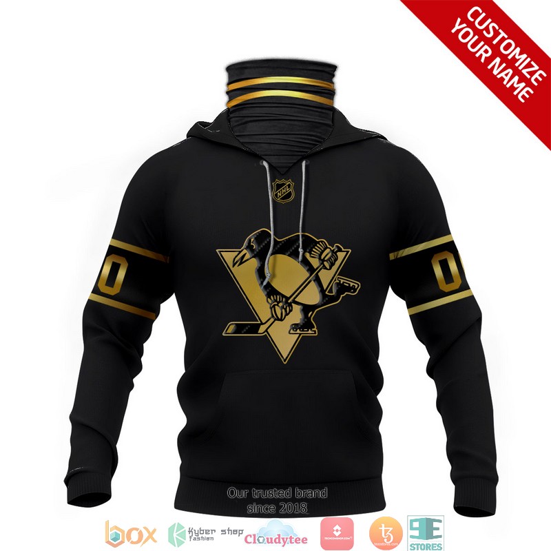 Personalized_NHL_Pittsburgh_Penguins_Black_Gold_3d_hoodie_mask_1