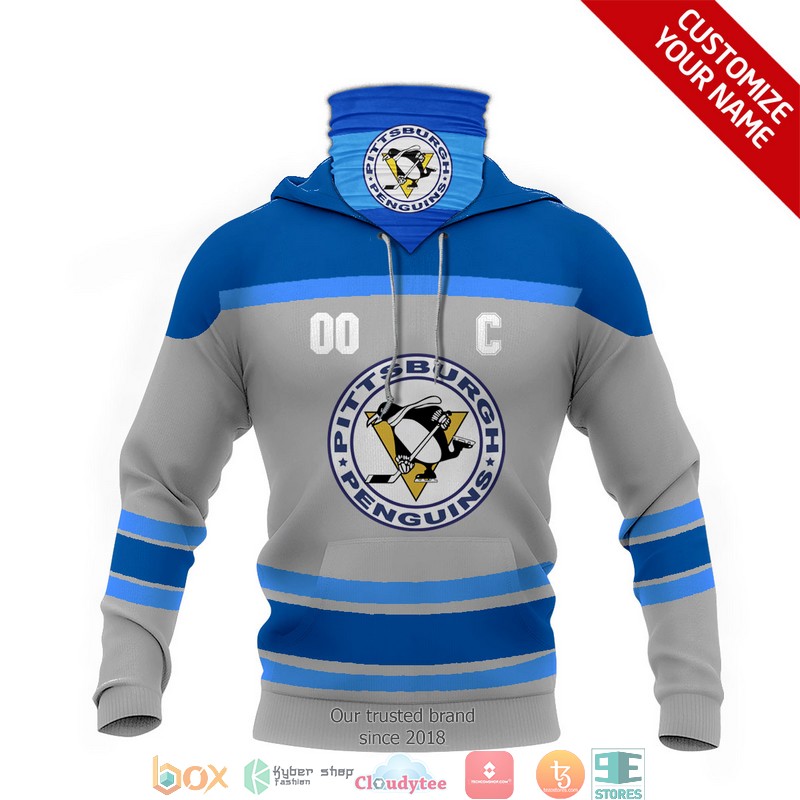 Personalized_NHL_Pittsburgh_Penguins_Blue_Grey_3d_hoodie_mask_1