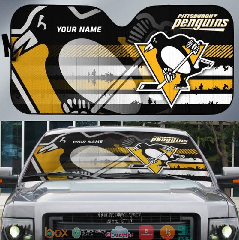 Personalized_NHL_Pittsburgh_Penguins_Car_Sunshade