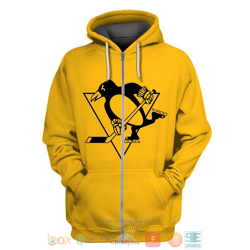 Personalized_NHL_Pittsburgh_Penguins_yellow_custom_3D_shirt_hoodie_1