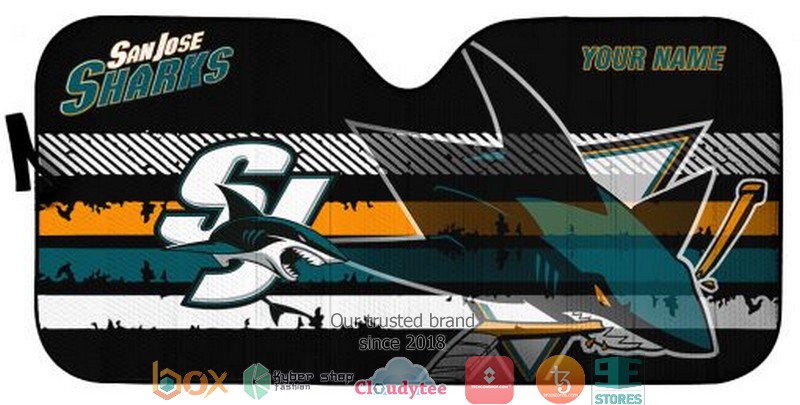 Personalized_NHL_San_Jose_Sharks_Car_sunshade_1