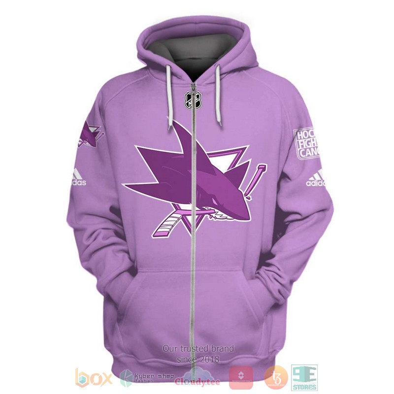 Personalized_NHL_San_Jose_Sharks_Hockey_Fights_Cancer_custom_3D_shirt_hoodie_1