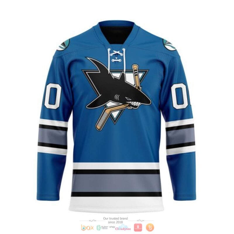 Personalized_NHL_San_Jose_Sharks_Hockey_Jersey_blue_custom_Hockey_Jersey