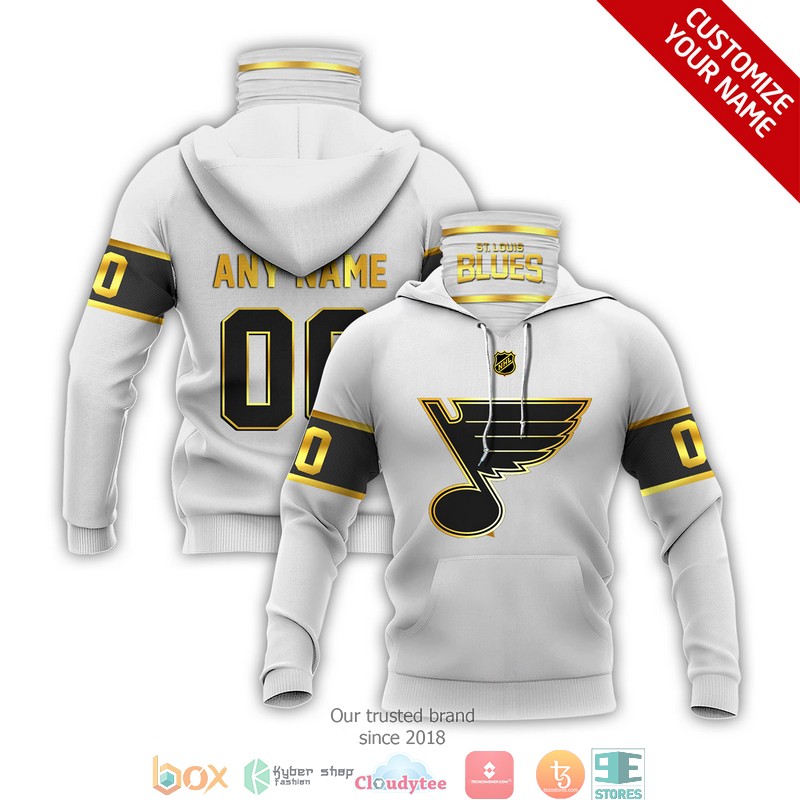 Personalized_NHL_St._Louis_Blues_White_Gold_3d_hoodie_mask