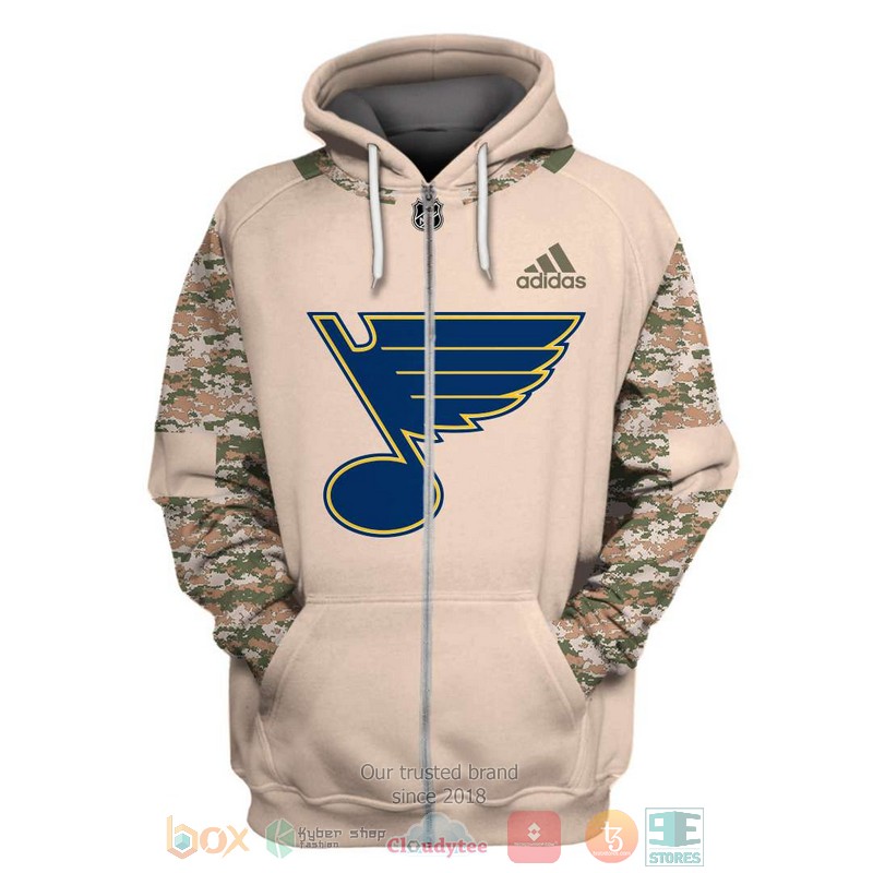 Personalized_NHL_St_Louis_Blues_Adidas_khaki_camo_custom_3D_shirt_hoodie_1