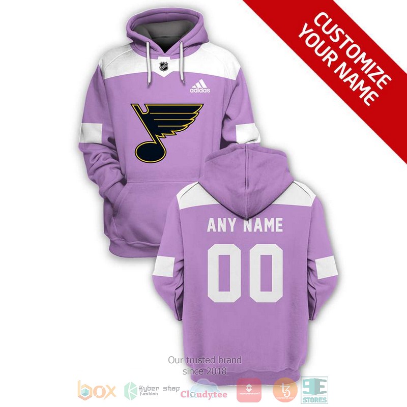 Personalized_NHL_St_Louis_Blues_Adidas_pink_custom_3D_shirt_hoodie