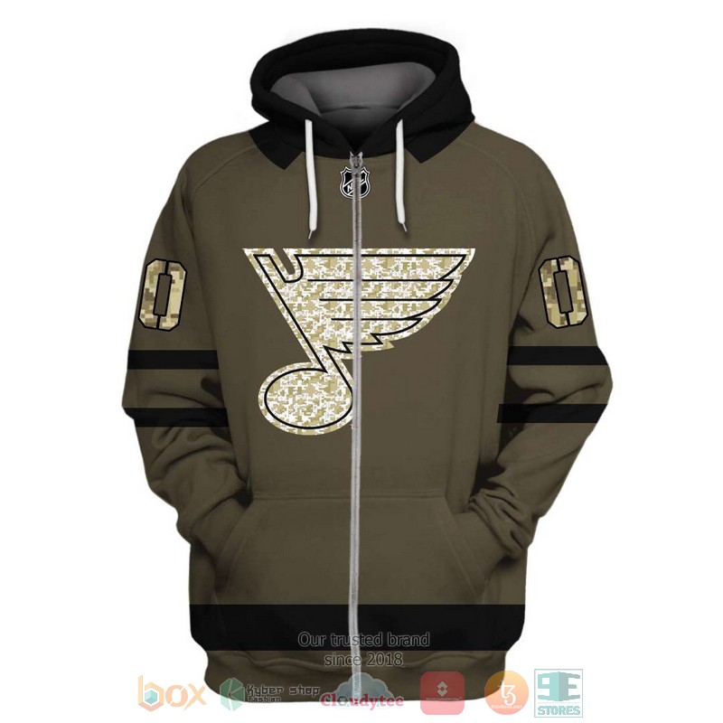 Personalized_NHL_St_Louis_Blues_custom_green_camo_3D_shirt_hoodie_1