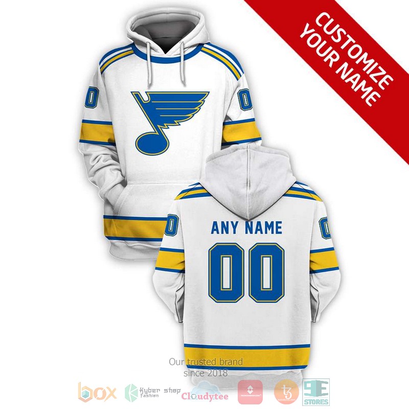 Personalized_NHL_St_Louis_Blues_white_yellow_custom_3D_shirt_hoodie