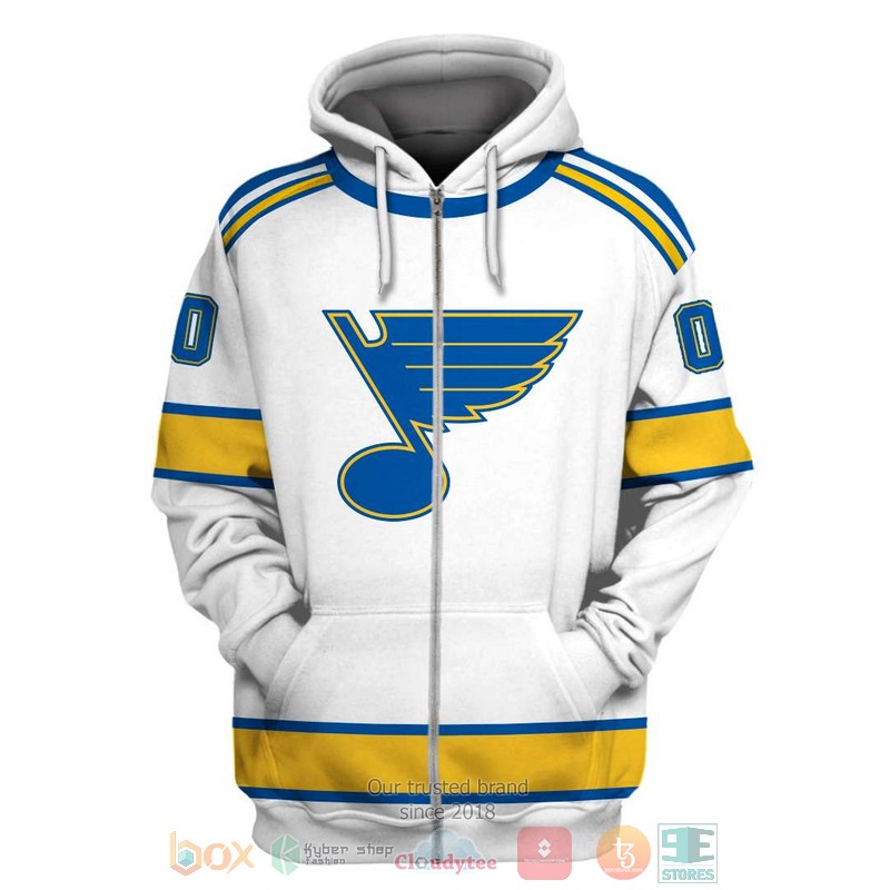Personalized_NHL_St_Louis_Blues_white_yellow_custom_3D_shirt_hoodie_1