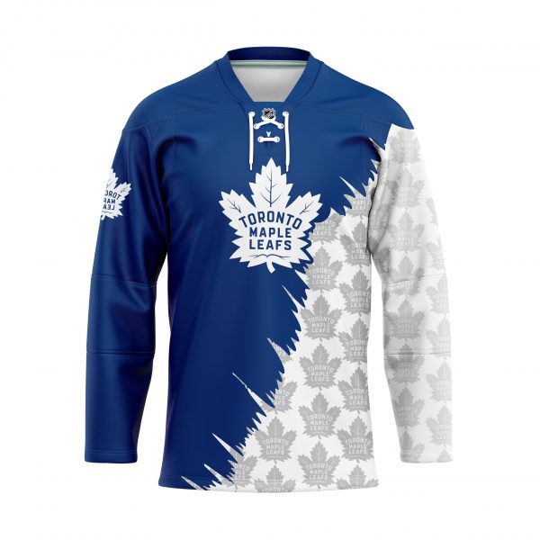 Personalized_NHL_Toronto_Maple_Leafs_Blue_white_Hockey_Jersey