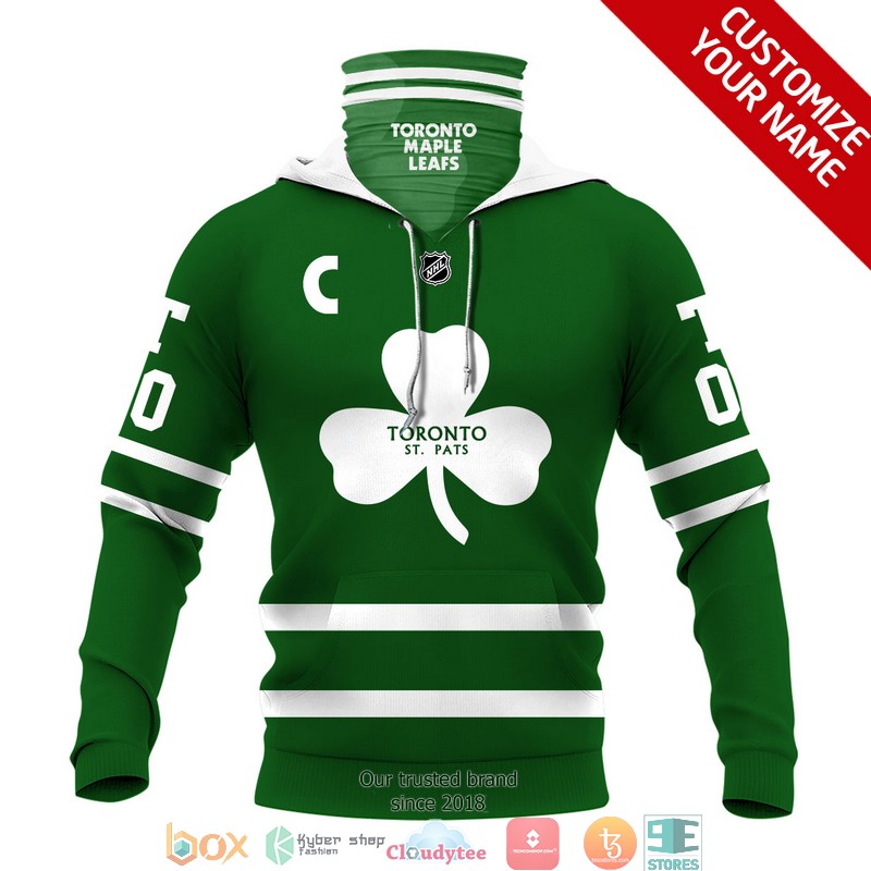Personalized_NHL_Toronto_Maple_Leafs_Clover_Green_3d_hoodie_mask_1