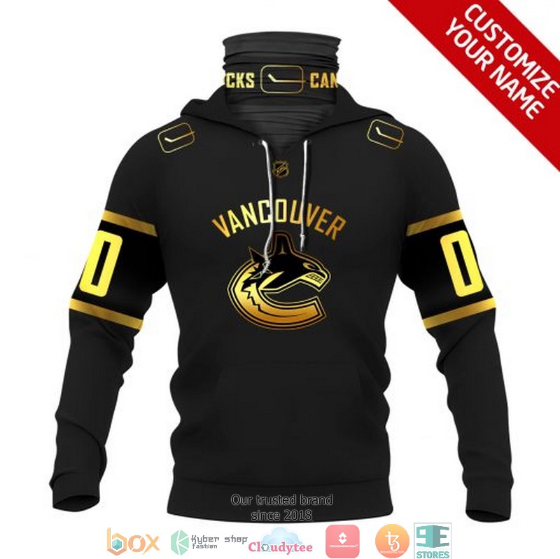 Personalized_NHL_Vancouver_Canucks_Black_Gold_3d_hoodie_mask_1