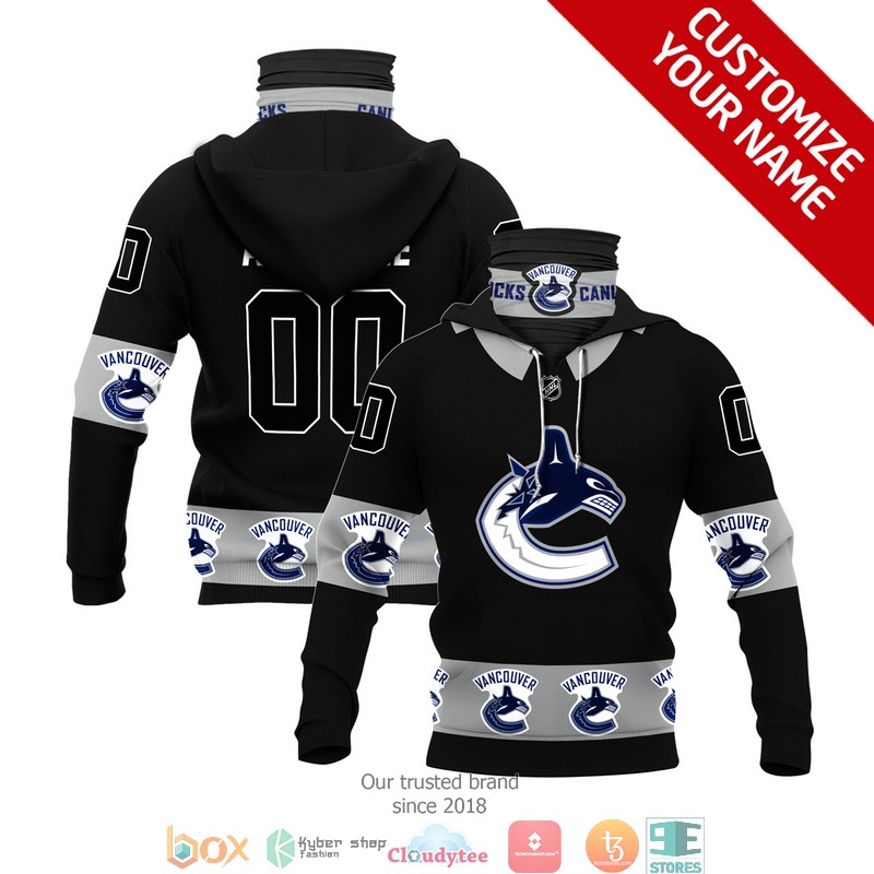 Personalized_NHL_Vancouver_Canucks_Black_grey_3d_hoodie_mask