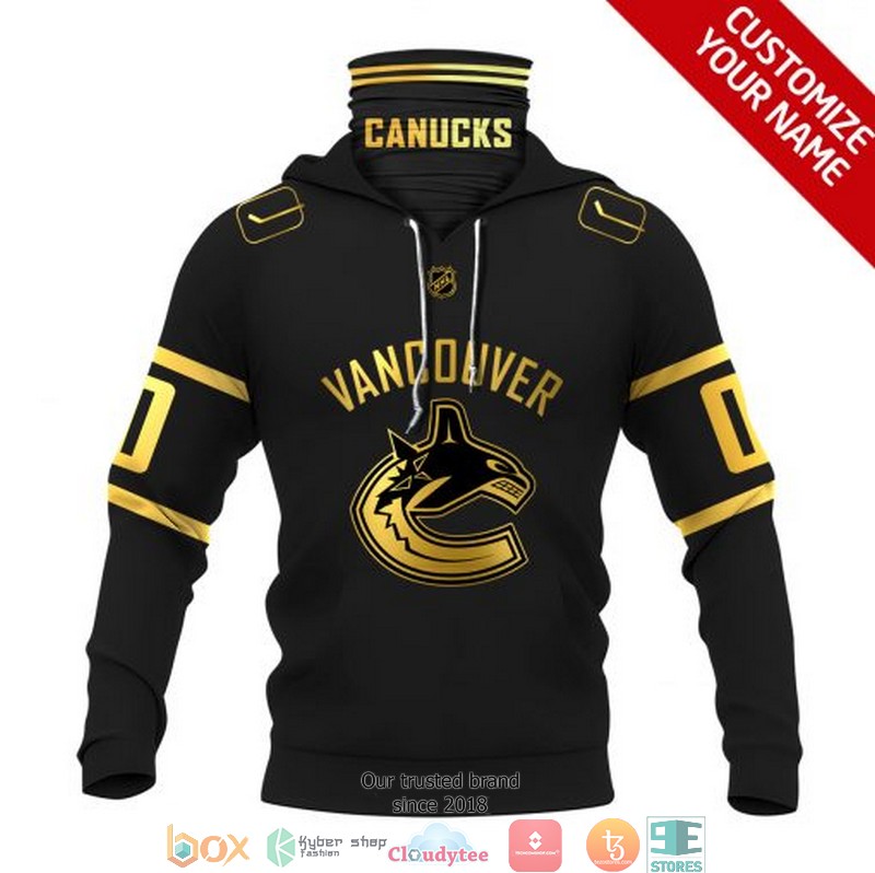 Personalized_NHL_Vancouver_Canucks_gold_Black_3d_hoodie_mask_1
