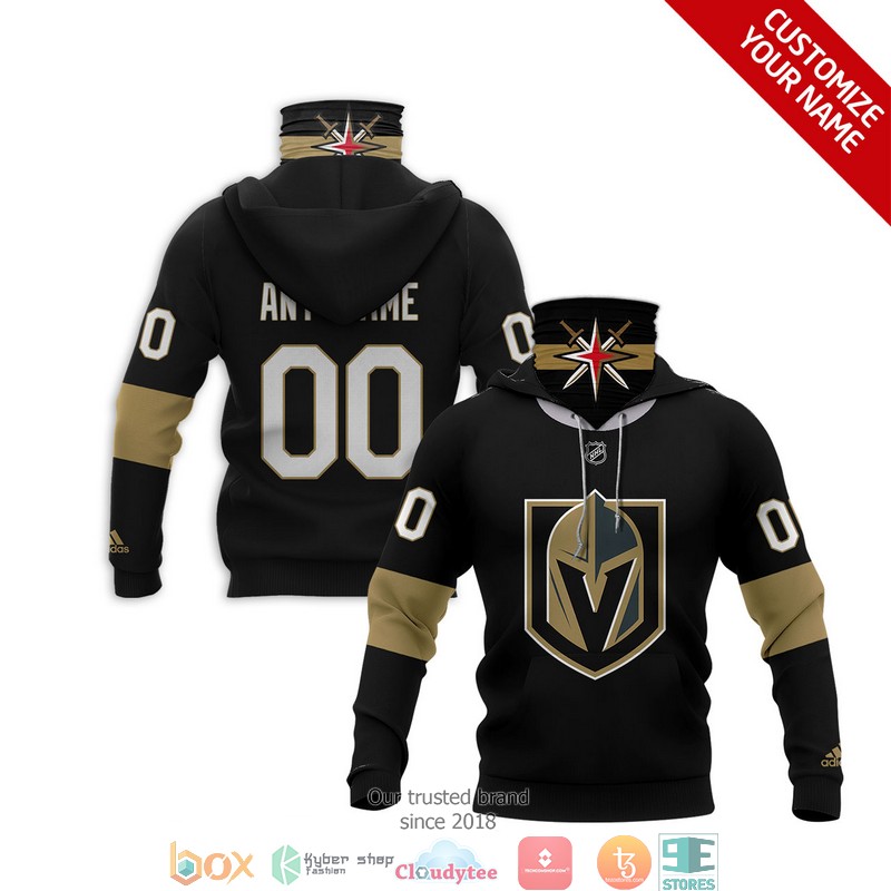 Personalized_NHL_Vegas_Golden_Knights_Black_Brown_3d_hoodie_mask