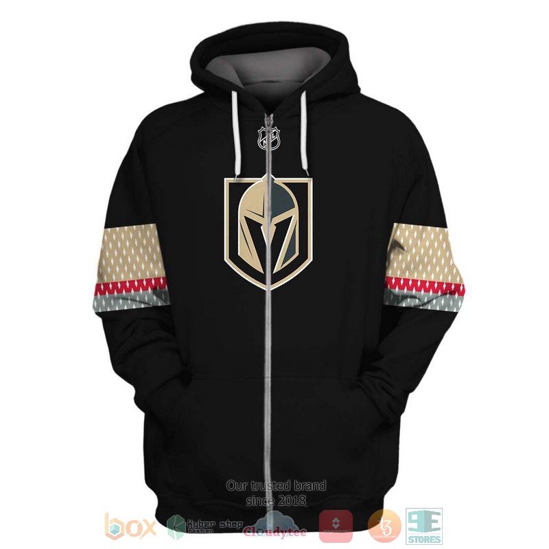 Personalized_NHL_Vegas_Golden_Knights_black_custom_3D_shirt_hoodie_1