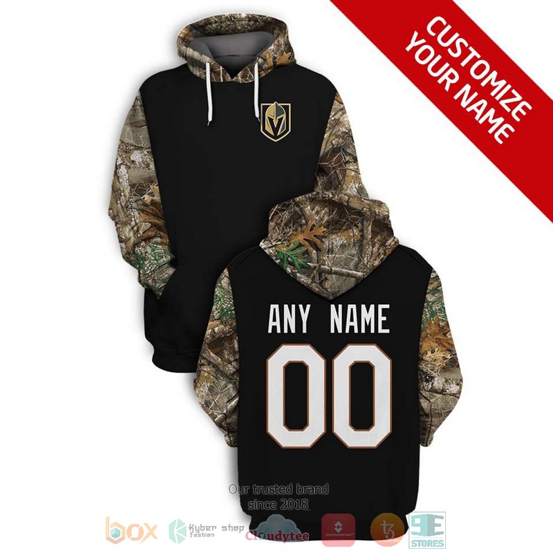 Personalized_NHL_Vegas_Golden_Knights_black_hunting_camo_custom_3D_shirt_hoodie