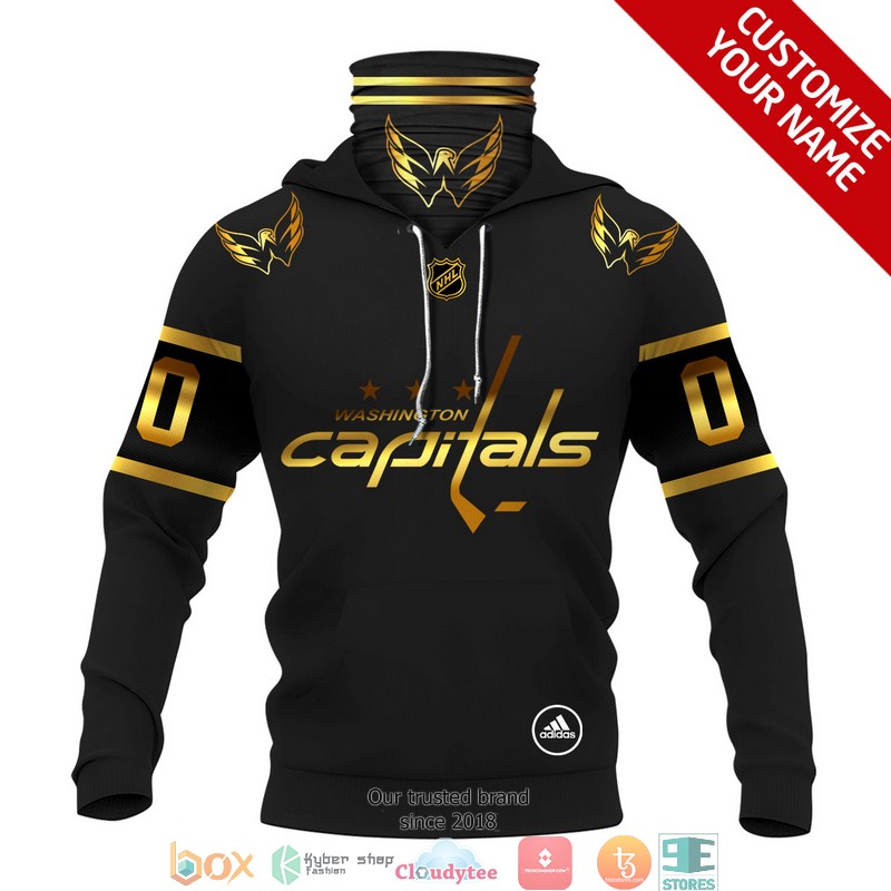 Personalized_NHL_Washington_Capitals_Black_gold_3d_hoodie_mask_1