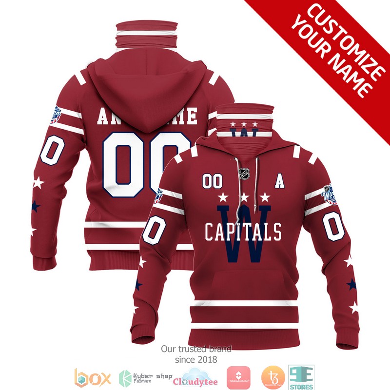 Personalized_NHL_Washington_Capitals_Dark_Red_3d_hoodie_mask