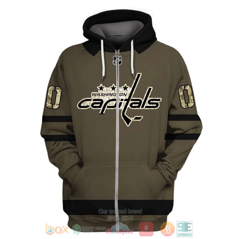 Personalized_NHL_Washington_Capitals_custom_green_camo_3D_shirt_hoodie_1