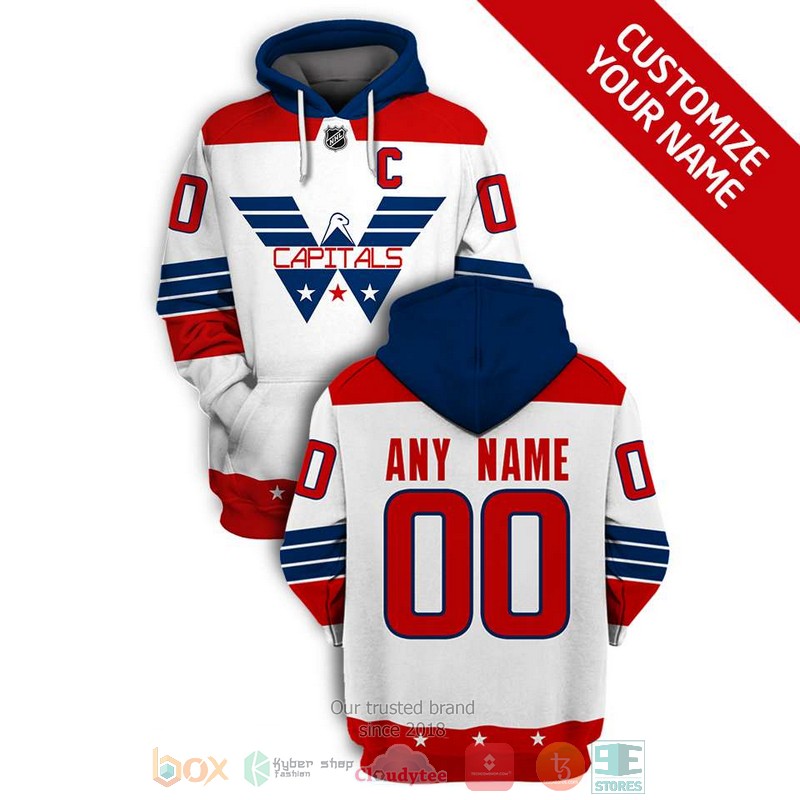 Personalized_NHL_Washington_Capitals_white_red_custom_3D_shirt_hoodie