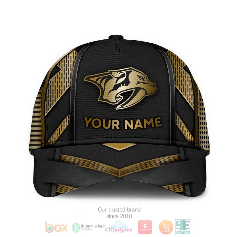 Personalized_Nashville_Predators_NHL_custom_cap