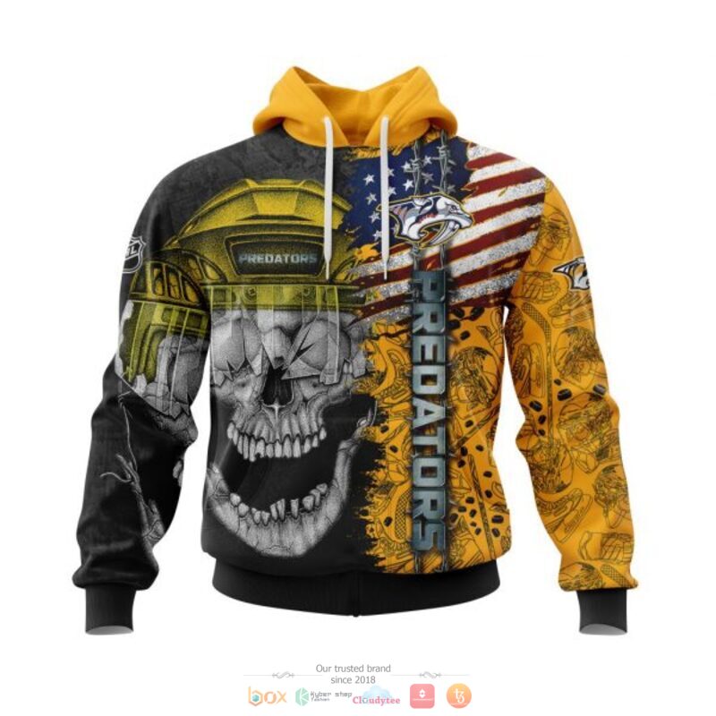 Personalized_Nashville_Predators_Skull_Concept_3d_shirt_hoodie
