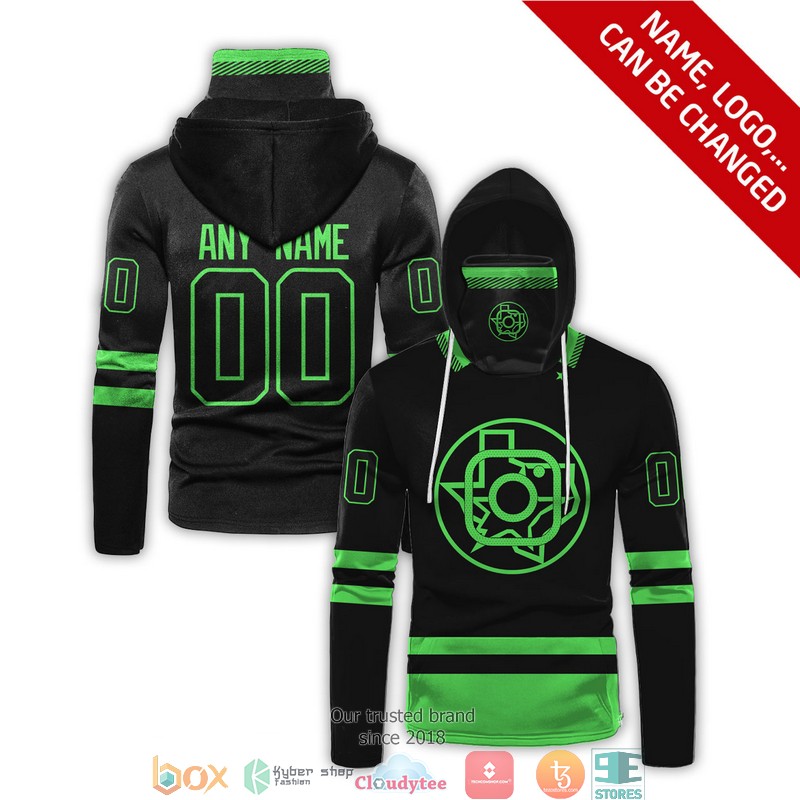 Personalized_National_Hockey_League_Team_Black_Neon_Green_3d_hoodie_mask