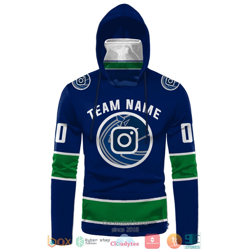 Personalized_National_Hockey_League_Team_Blue_green_line_3d_hoodie_mask_1