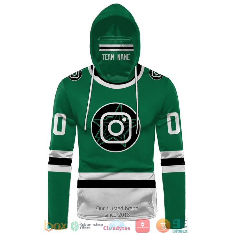 Personalized_National_Hockey_League_Team_Green_3d_hoodie_mask_1