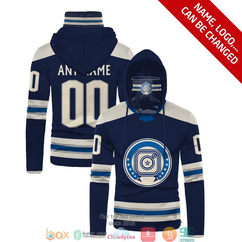 Personalized_National_Hockey_League_Team_Navy_blue_3d_hoodie_mask