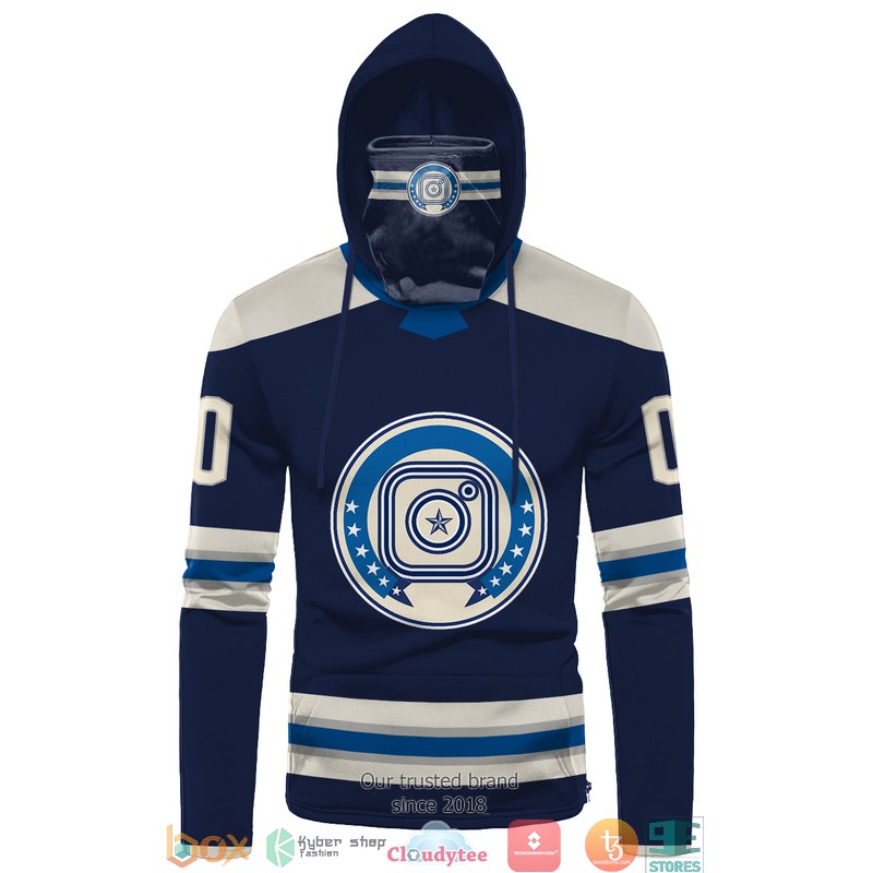 Personalized_National_Hockey_League_Team_Navy_blue_3d_hoodie_mask_1