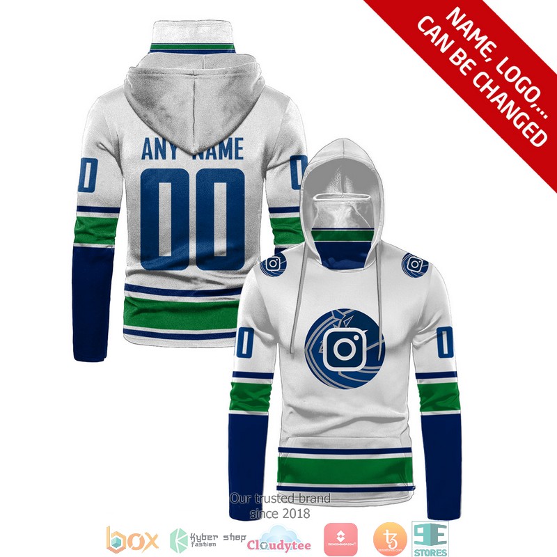 Personalized_National_Hockey_League_Team_White_Green_Blue_3d_hoodie_mask