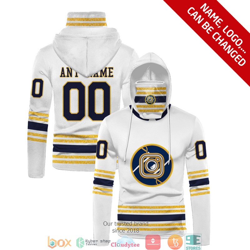 Personalized_National_Hockey_League_Team_White_Navy_Yellow_line_3d_hoodie_mask