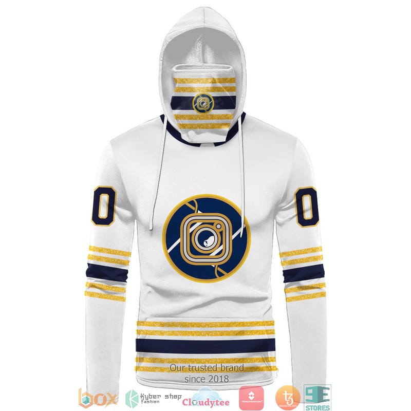 Personalized_National_Hockey_League_Team_White_Navy_Yellow_line_3d_hoodie_mask_1