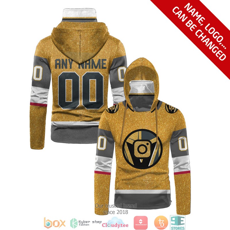 Personalized_National_Hockey_League_Team_yellow_grey_3d_hoodie_mask