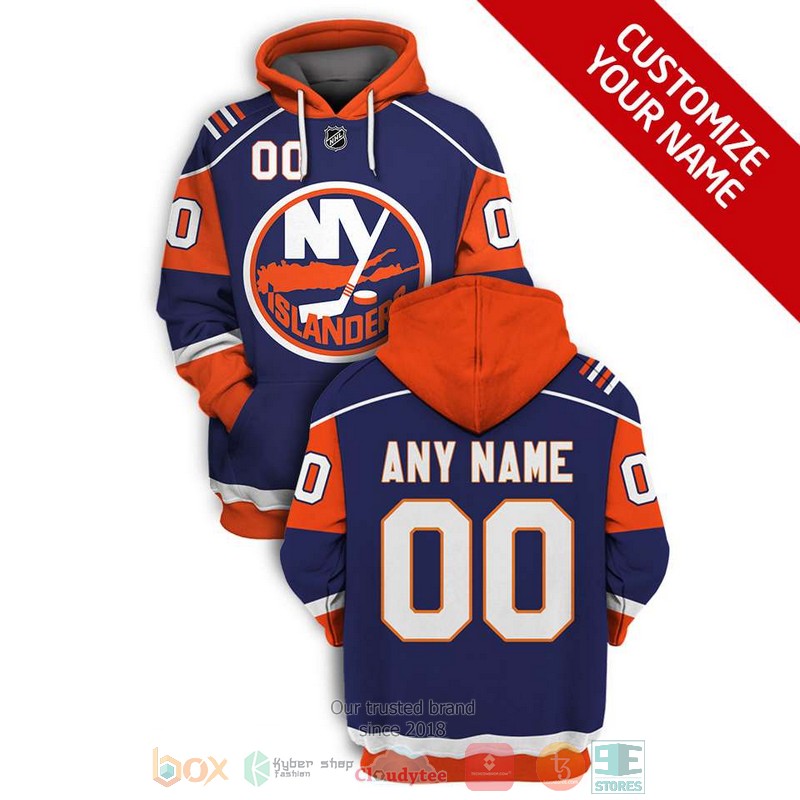 Personalized_New_York_Islanders_NHL_blue_orange_custom_3D_shirt_hoodie