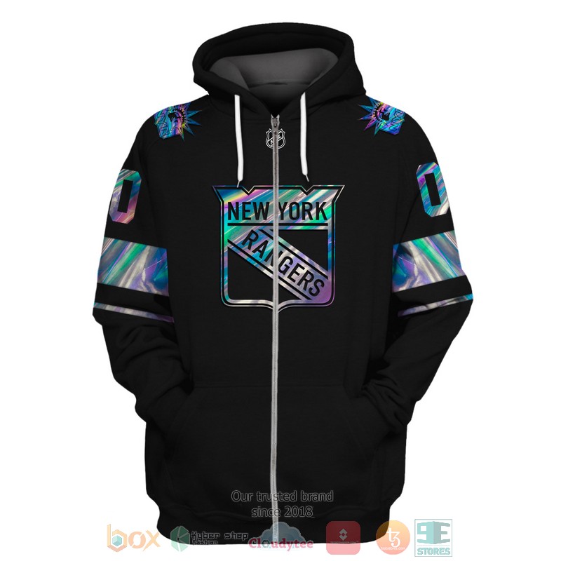 Personalized_New_York_Rangers_NHL_custom_black_3D_shirt_hoodie_1