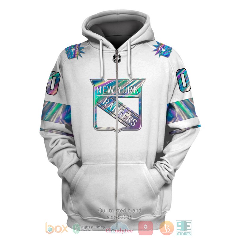 Personalized_New_York_Rangers_NHL_custom_white_3D_shirt_hoodie_1