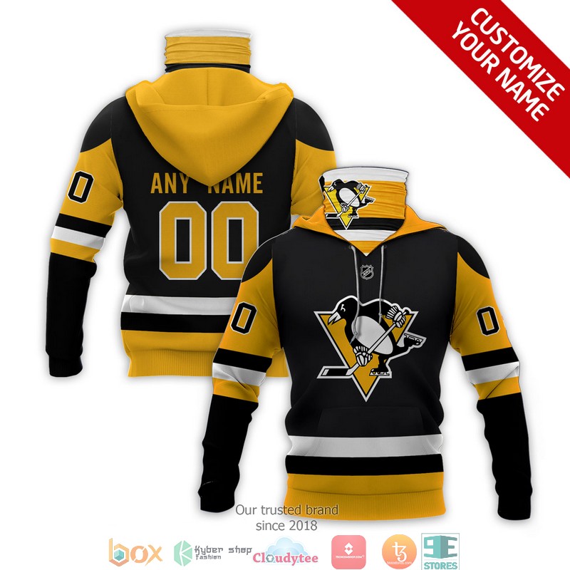 Personalized_Pittsburgh_Penguins_Black_Yellow_3d_hoodie_mask