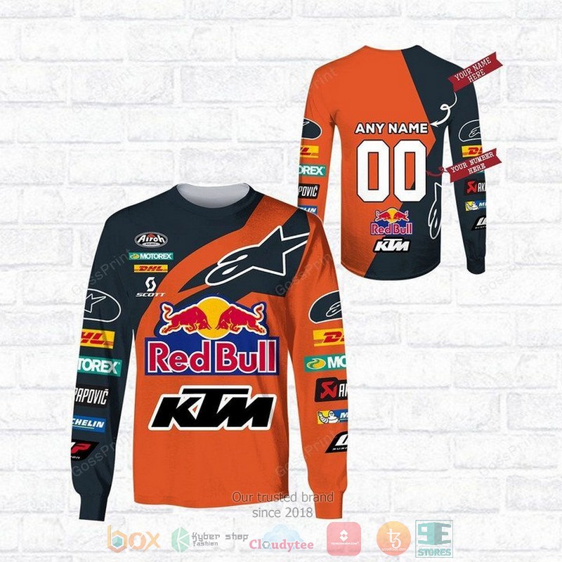 Personalized_Red_Bull_KTM_Racing_custom_orange_dark_blue_3d_shirt_hoodie_1