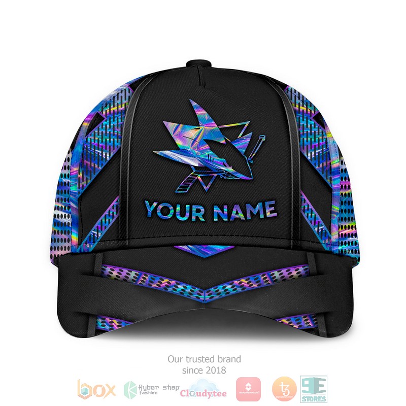 Personalized_San_Jose_Sharks_NHL_custom_black_cap