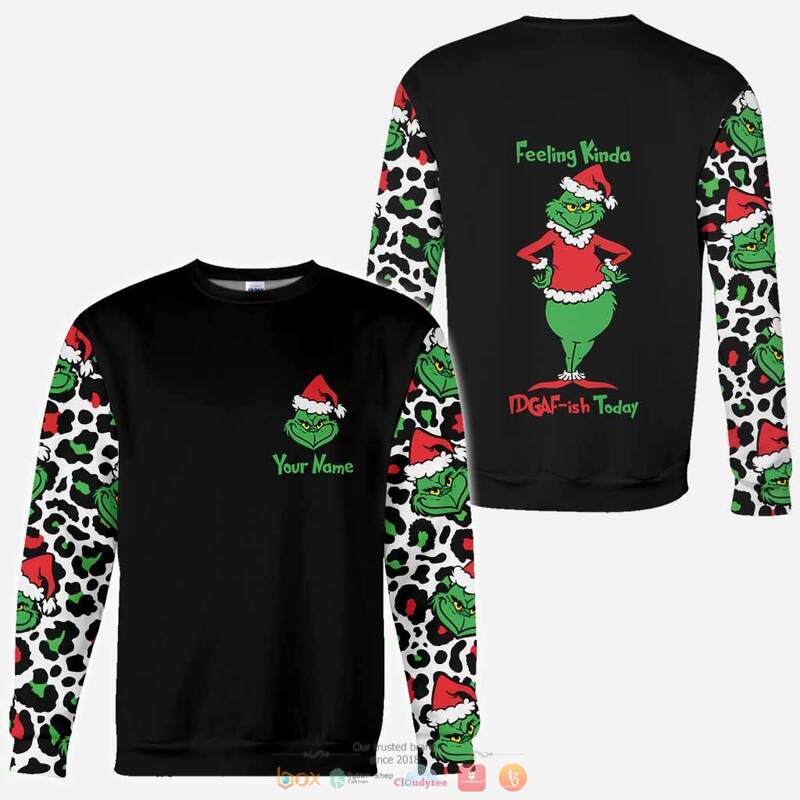 Personalized_The_Grinch_Feeling_Kinda_IDGAFish_Today_3d_shirt_hoodie_1