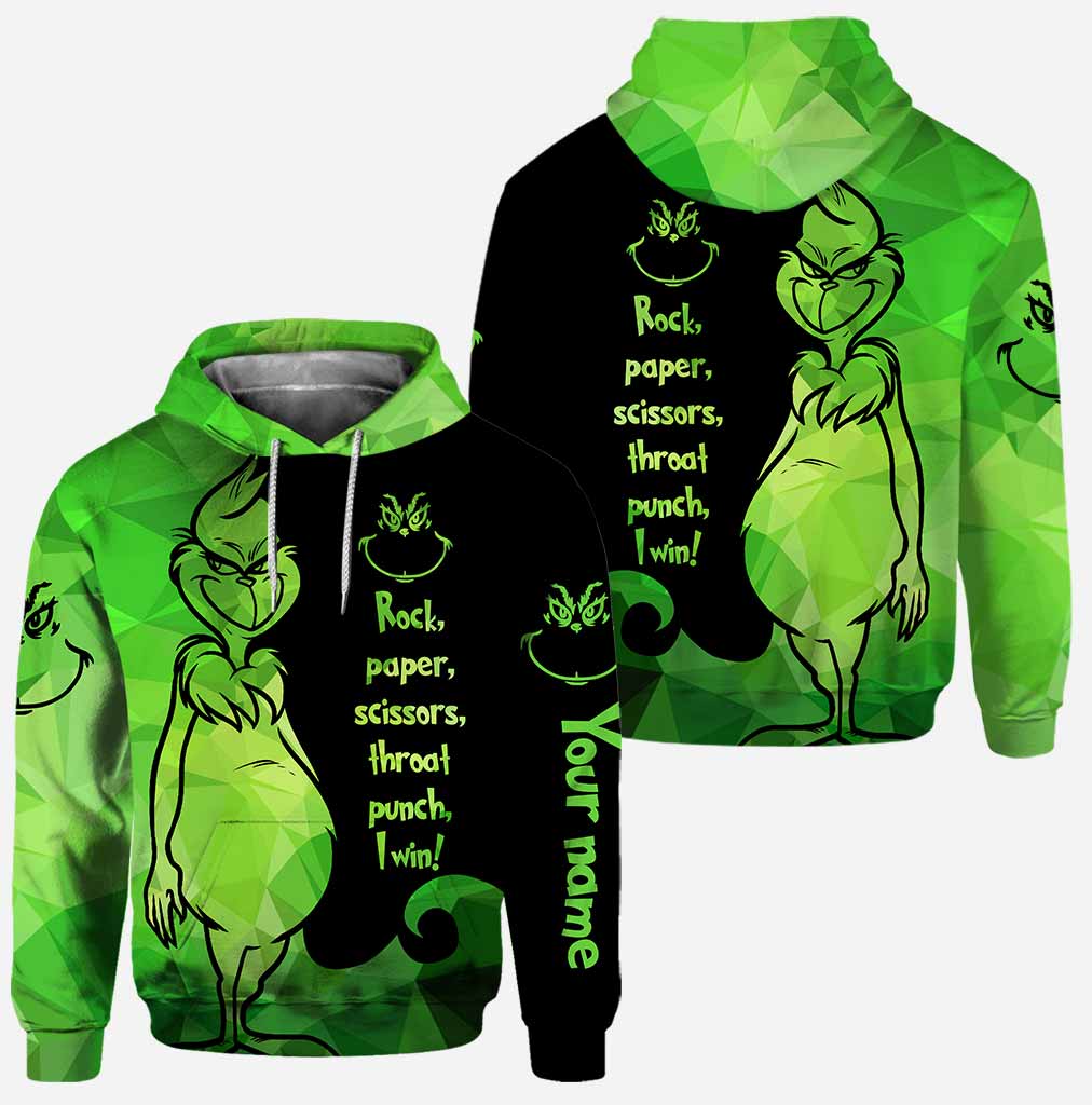 Personalized_The_Grinch_Rock_Paper_Scissors_Throat_Punch_I_Win_hoodie_legging_1