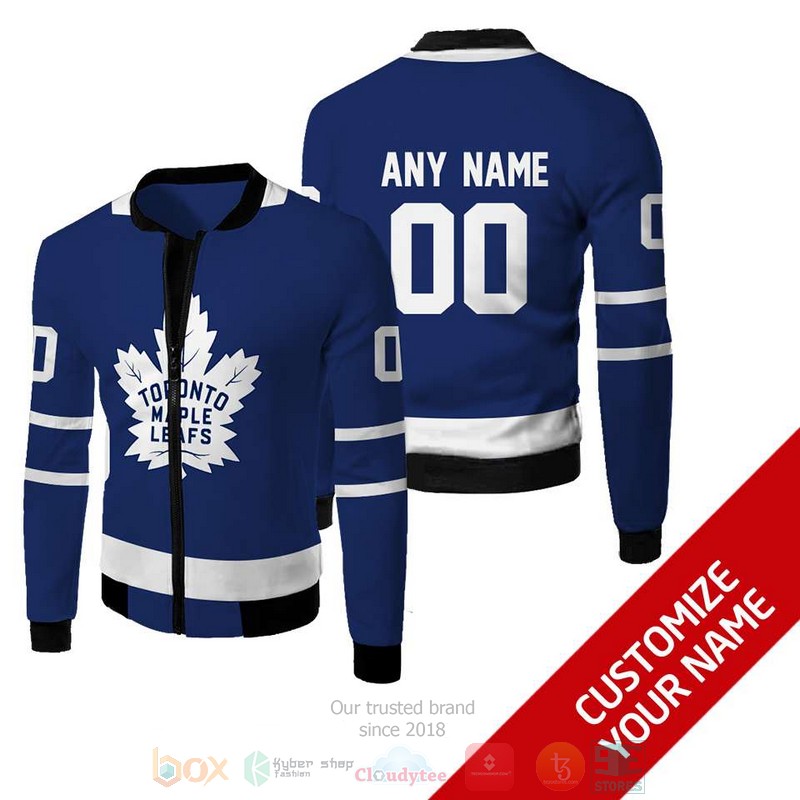 Personalized_Toronto_Maple_Leafs_NHL_custom_Bomber_Jacket