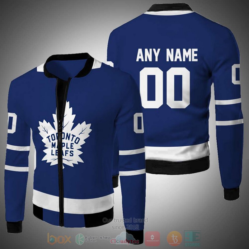 Personalized_Toronto_Maple_Leafs_NHL_custom_Bomber_Jacket_1