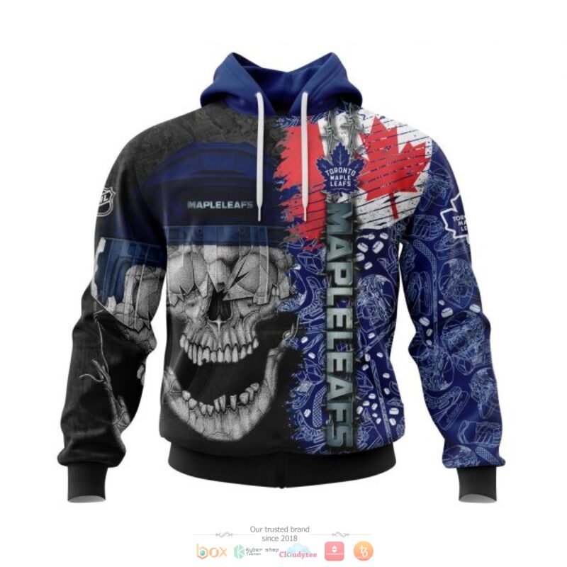 Personalized_Toronto_Maple_Leafs_Skull_Concept_3d_shirt_hoodie