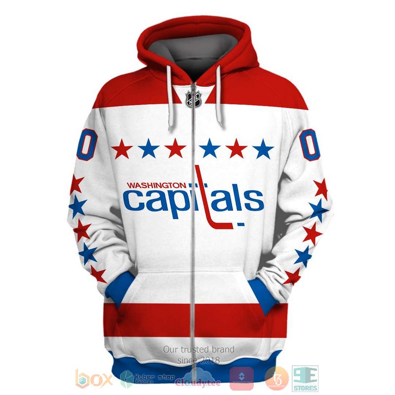Personalized_Washington_Capitals_NHL_white_red_custom_3D_shirt_hoodie_1