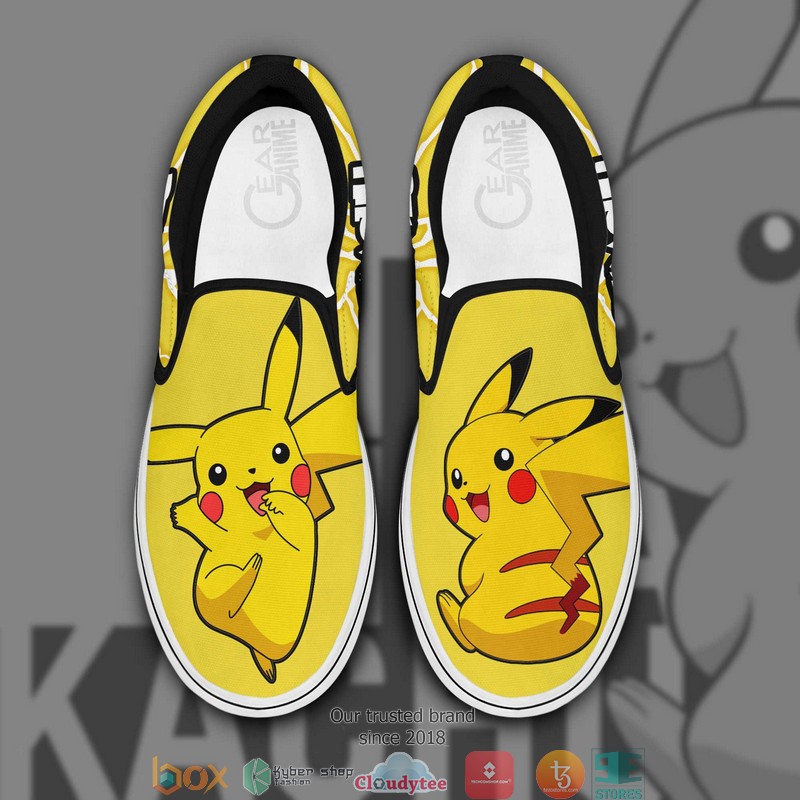 Pikachu_Pokemon_Anime_Slip_On_Sneakers_Shoes